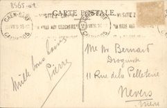 VINTAGE POSTCARD Caen Vieille House Street St Jean Bijouterie Intends Aine