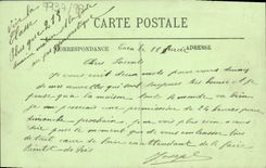 VINTAGE POSTCARD Caen Seen taken of the Abbey to the Ladies