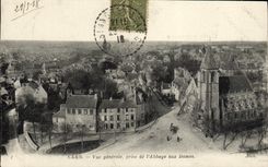 CPA Caen Vue generale prise de l'Abbaye aux Dames 