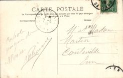 VINTAGE POSTCARD Caen Panorama taken of the Botanical garden