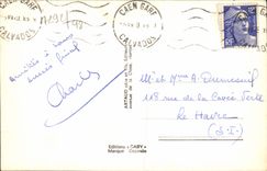 MODERN CARD Caen Old Holy Gilles Ruins of the old Militaria Church