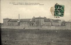 VINTAGE POSTCARD Caen Maladrerie central House of Militaria detention