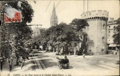 CPA Caen La Tour Leroy et le Clocher Saint Pierre 