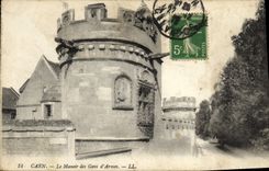 VINTAGE POSTCARD Caen the Manor of the Men-at-arms