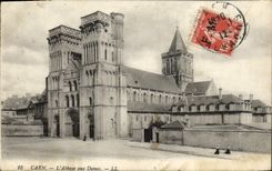 CPA Caen L'Abbaye aux Dames 