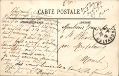 VINTAGE POSTCARD Caen the Church St Pierre seen of the boulevard