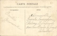 Opinión de Trouville de la POSTAL de la VENDIMIA de la caminata del embarcadero
