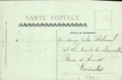 La POSTAL Trouville de la VENDIMIA los embarcaderos tiene marea baja