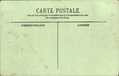 La POSTAL Trouville de la VENDIMIA el embarcadero tiene marea baja