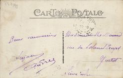 Iglesia de la opinión de Trouville de la POSTAL de la VENDIMIA