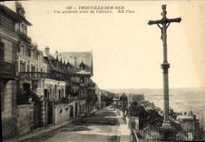 CPA Trouville sur Mer Vue generale prise du Calvaire 