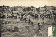 CPA Trouville sur Mer La plage a l'heure des bains 