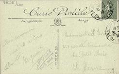 CPA Trouville L'Hotel de Ville et le Casino