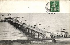 CPA Trouville La Jetee Promenade 