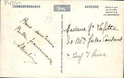 CPA Trouville Reine des Plages La Jetee Promenade par gros temps 