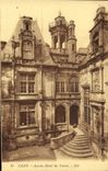 VINTAGE POSTCARD Caen old hotel of the valois