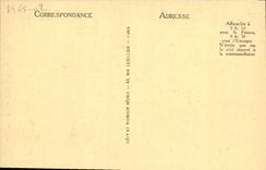 VINTAGE POSTCARD Caen old hotel of the valois