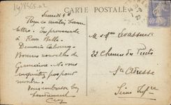 VINTAGE POSTCARD Caen hotel of the purse old hotel of ecoville