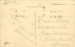 VINTAGE POSTCARD Caen the town hall and the public garden