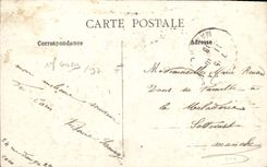 VINTAGE POSTCARD Caen Frontage the town hall