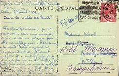 VINTAGE POSTCARD Caen the house of the catrans