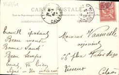 CPA Trouville les jetees a l'heure de la maree Bateau