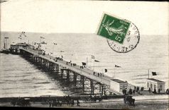 CPA Trouville la jetee Promenade