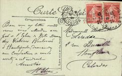 CPA Trouville les jetees a l'heure de la maree Bateau