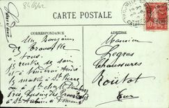 CPA Trouville les jetees a l'heure de la maree Bateau