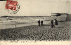 CPA Trouville La jetee promenade