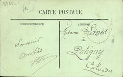 VINTAGE POSTCARD Trouville the pier and the beach