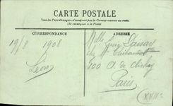 VINTAGE POSTCARD Trouville Entered of the piers Boat