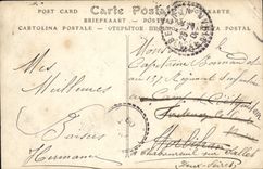 CPA Trouville sur mer Les jetees au moment de la maree Bateau