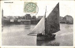 CPA Trouville Bateau