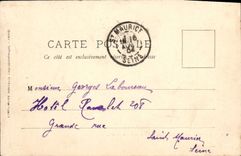 VINTAGE POSTCARD Trouville left the sinning boats Boats