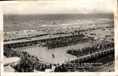CPA Trouville La Reine des plages la plage et la piscine