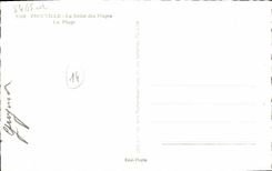 CPA Trouville la reine des plage la plage