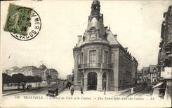 CPA Trouville L'hotel de ville et le casino 