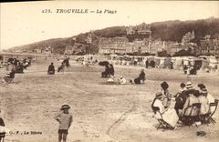 CPA Trouville la plage