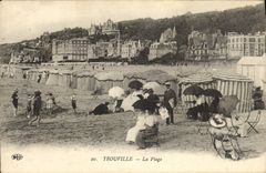 CPA Trouville La plage