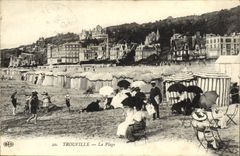 CPA Trouville La plage