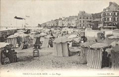 CPA Trouville La plage