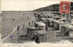 CPA Trouville La plage