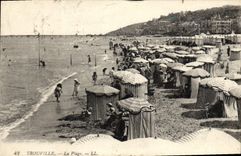 CPA Trouville La plage