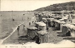 CPA Trouville La plage