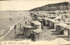 CPA Trouville La plage
