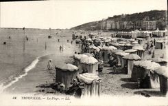 CPA Trouville La plage