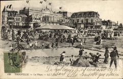 CPA Trouville la plage