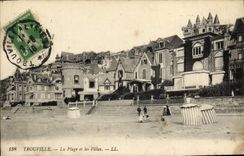 CPA Trouville La plage et les villas