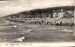 CPA Trouville la plage